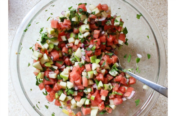 Summertime Watermelon Tacos